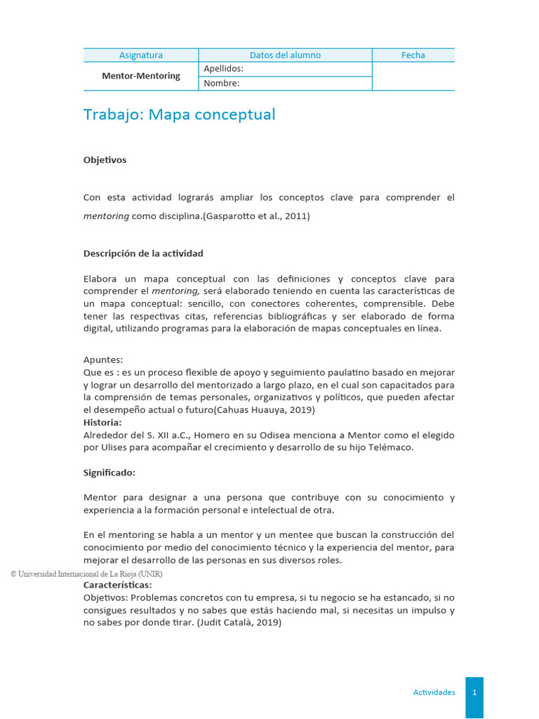 Mapa Conceptual sobre Mentoring | PDF | Conocimiento, image size:768x1024