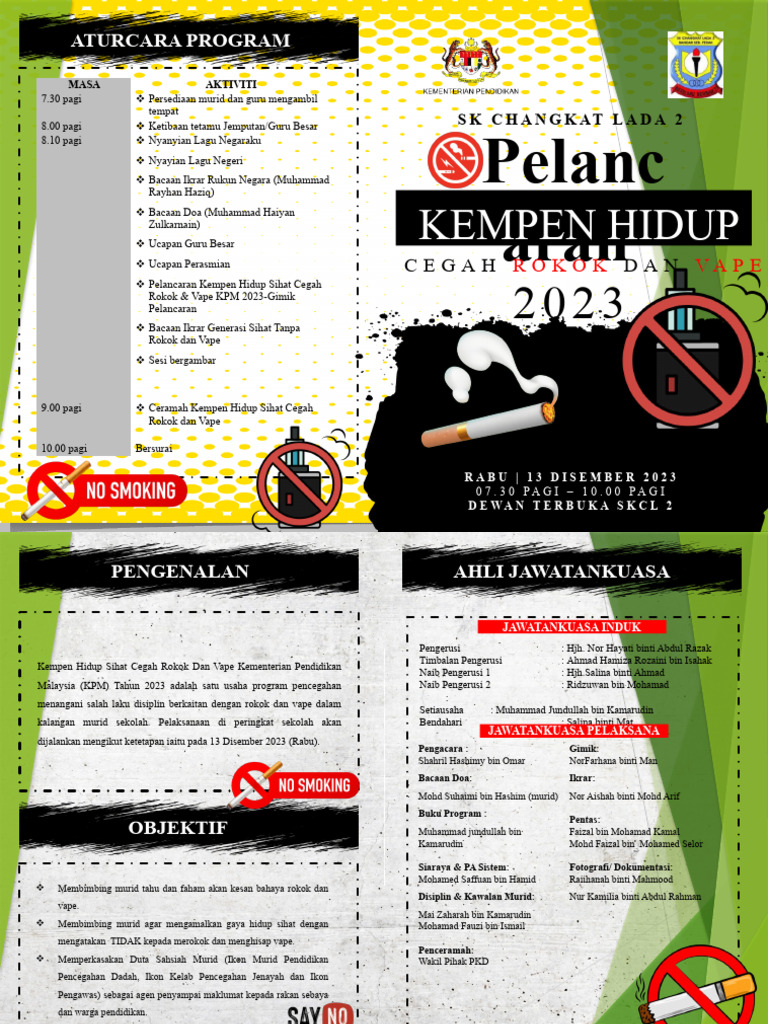 Buku Program Cegah Rokok Dan Vape by Cikgupress Com Versi Jimat | PDF