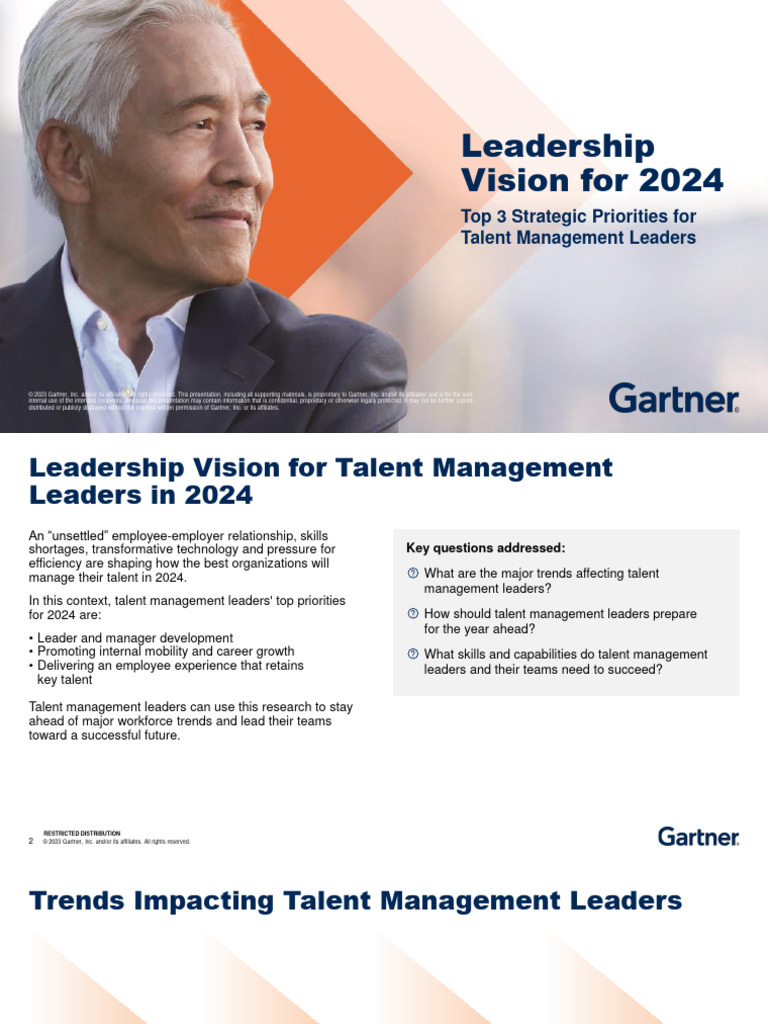 Gartner - Leadership Vision For 2024 | PDF | Employee Retention ...