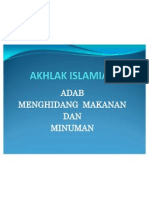 Adab Menghidang Makanan Dan Minuman