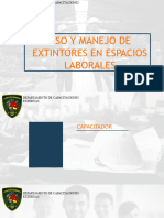 Brigadistas Manejo y Clases de Extintores