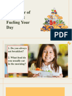 The Power of Breakfast - PPT For Grd4-5