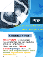 Komunikasi Verbal Dan Non Verbal