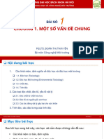 Chương 1. Một Số Vấn Đề Chung: Pgs.Ts. Đoàn Thị Thái Yên Bộ môn Công nghệ Môi trường