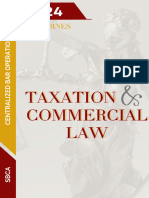 (For Public) Doctrines - Taxation & Commercial Law