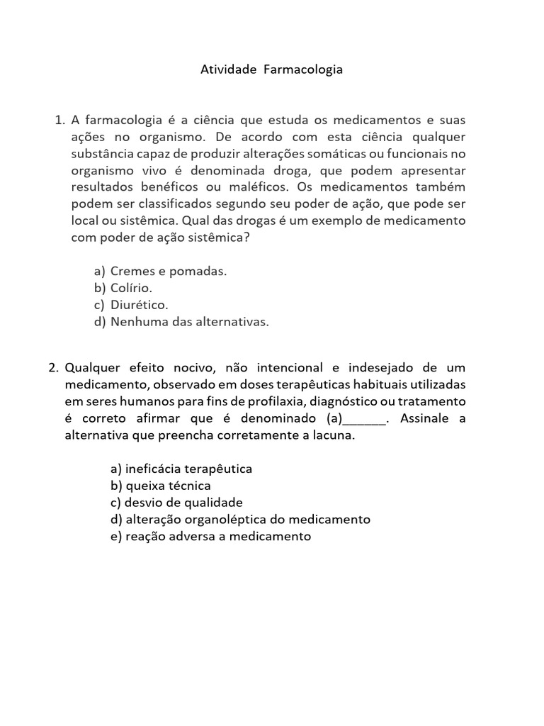 atividade-farmacologia-pdf-receita-m-dica-farmacocin-tica