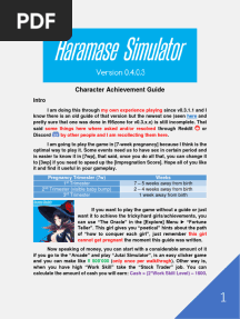Haramase - Simulator Character - Achievement - Guide - For - v0.4.0.3 - V1