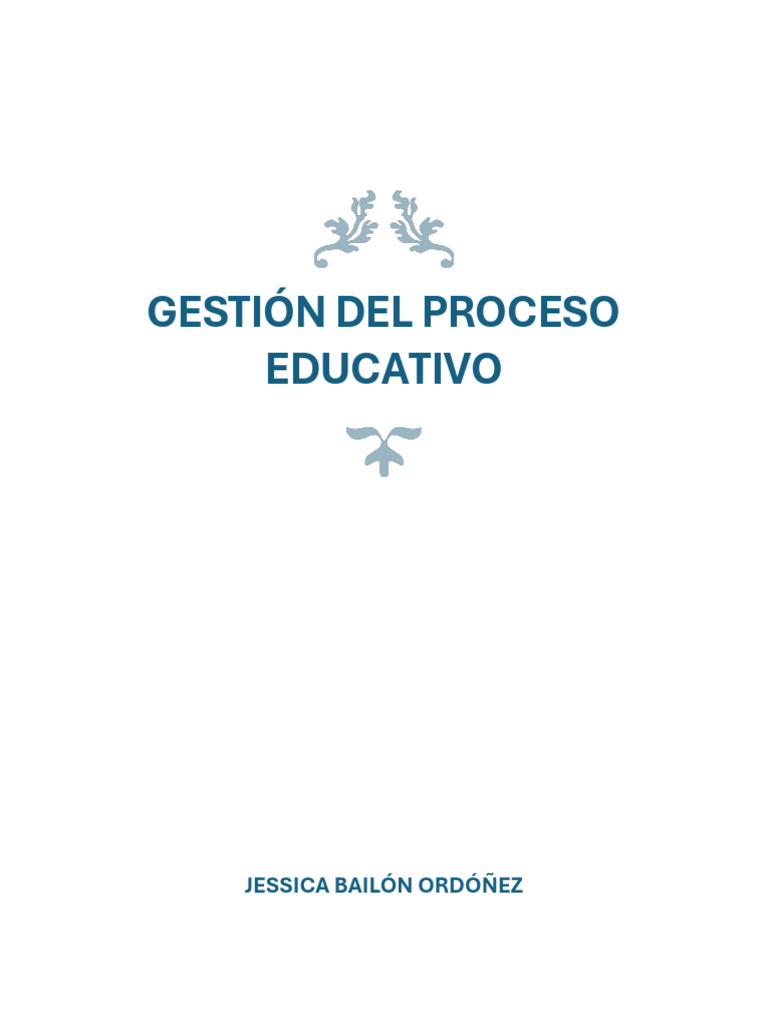 Fundamentos Conceptuales de La Gestión Educativa | PDF | Crecimiento ...
