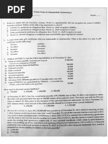 Intermediate Accounting 2 Test Banks