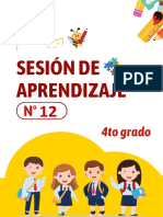 SESIÓN 4 N°12 - Un 1 - Sem 2 - 4TO GRADO Matematica