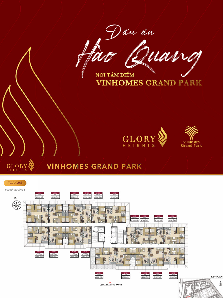 Glory Heights Layout Can Ho VIEW GH5 - VINIHOME GRAND PARK | PDF