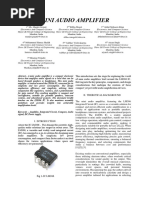 Icamcet-2430 - Mini Audio Amplifier