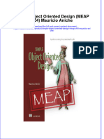 Full Ebook of Simple Object Oriented Design Meap V04 Mauricio Aniche Online PDF All Chapter