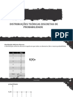 Tipos de Distribuições de Probabilidades Discretas