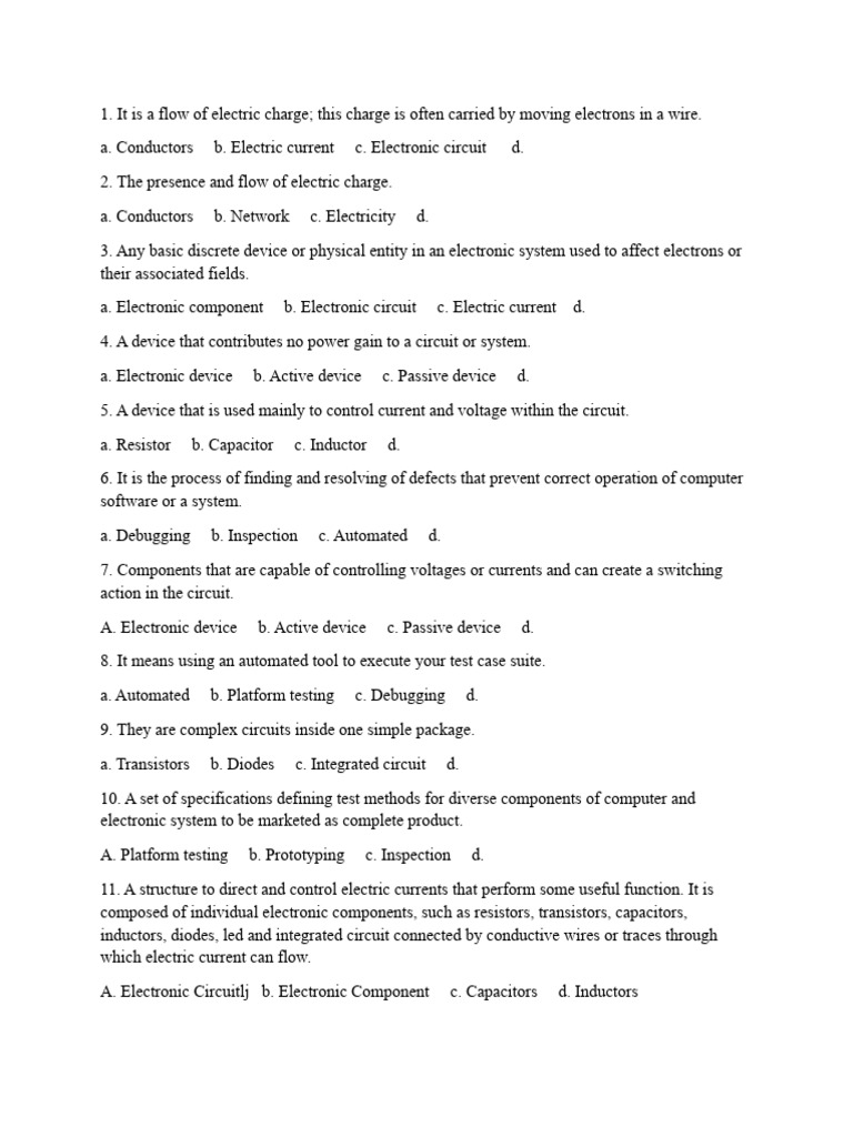 Exam css pdf electrical network software testing