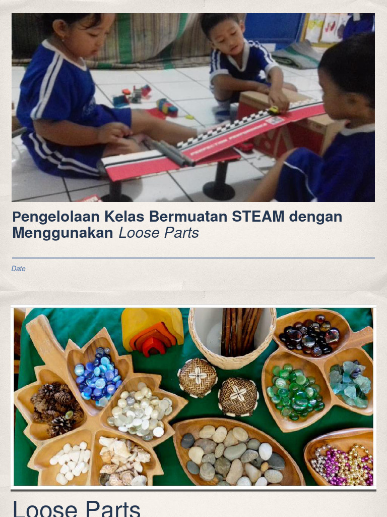 Pengelolaan Kelas STEAM dengan Loose Parts | PDF
