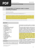 The Application of Chaboche Model I