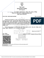 Caste Certificate 3