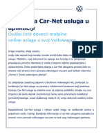 Aktivacija Car Net Usluga U Aplikaciji