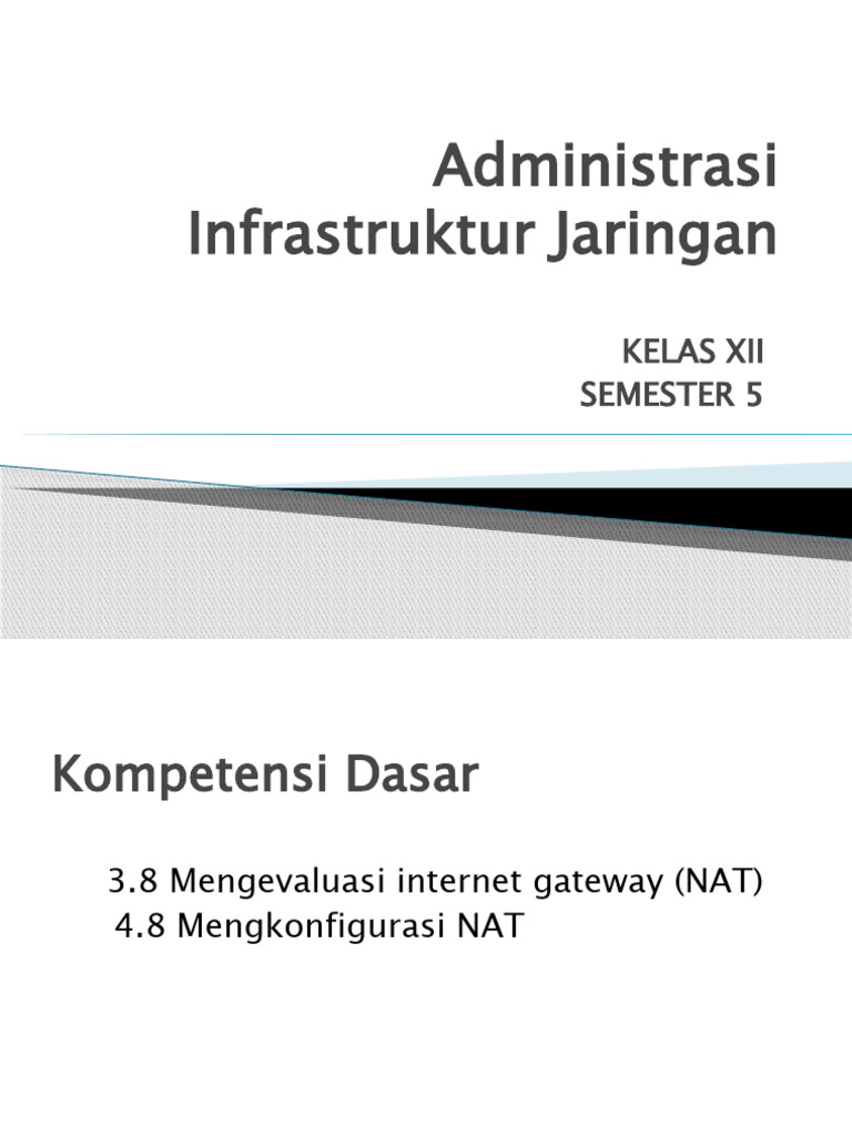 Konfigurasi NAT | PDF | Komputer