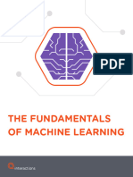The Fundamentals of Machine Learning Author Jay Wilpon, David Thomson, Srinivas Bangalore, Patrick Haffner and Michael Johnston