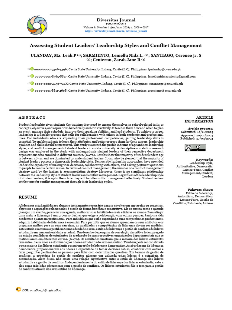 Ulanday | PDF | Leadership | Behavioural Sciences