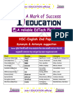 Eng. 2nd Synonym and Antonym PDF