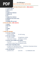 Chapter - 1 Operating System and GUI Role and Functions