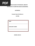 CS404 Lab Manual - Cao