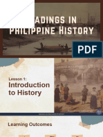 Week 1 - Introduction To History