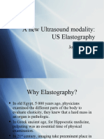 A New Ultrasound Modality Elastography