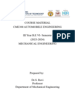 Cme 380 Automobile Engineering