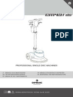 Use and Maintenance cm43 F Ds Dual Speed Floor Machine