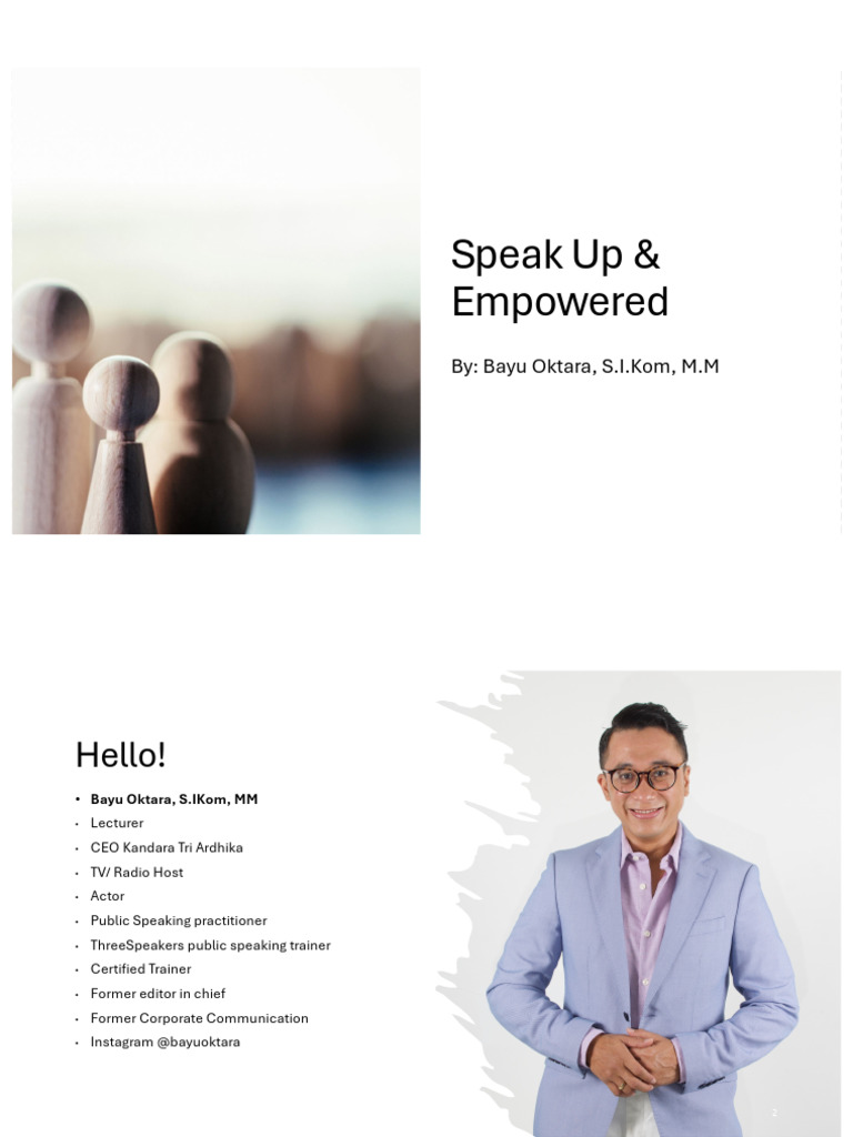 Mastering Public Speaking Skills | PDF | Public Speaking | Social ...
