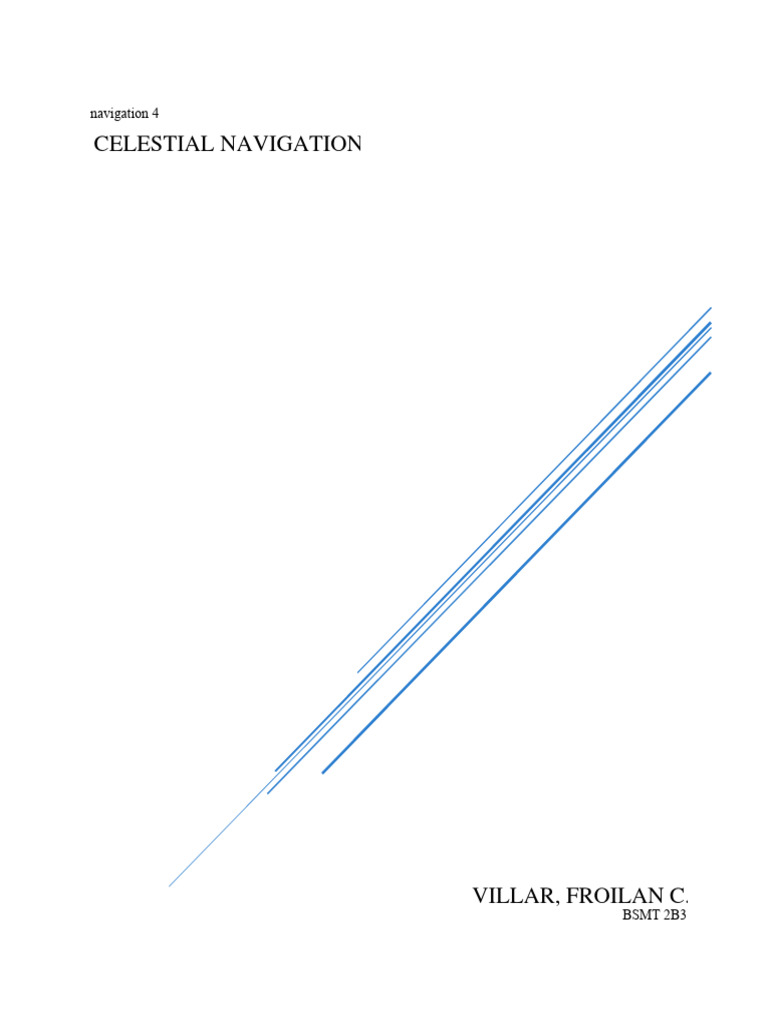Nav 4 Portfolio | PDF | Navigation | Compass