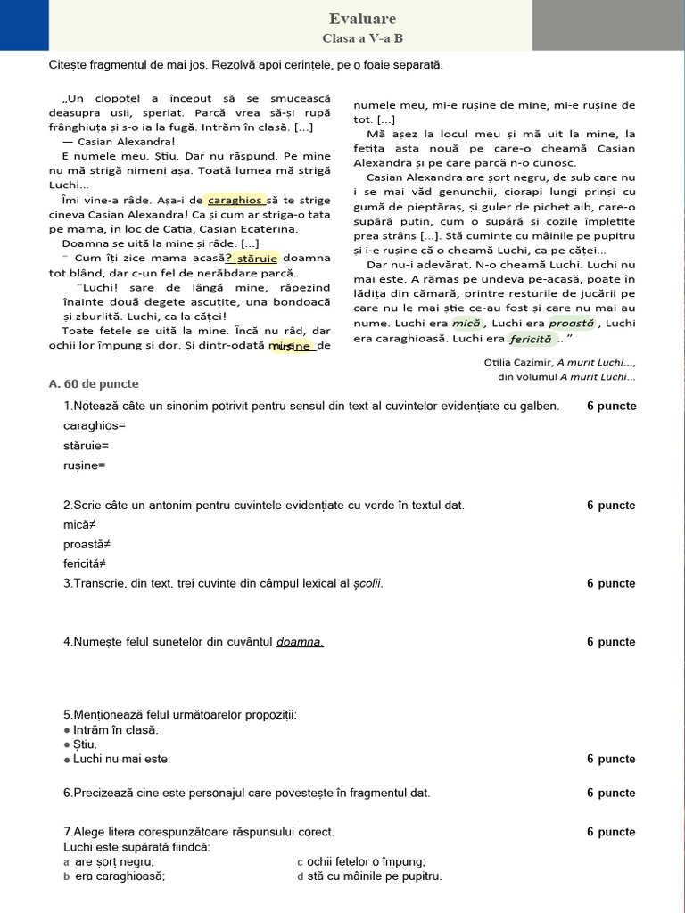 Test U1 V | PDF