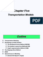 CH-5 Transportation Model