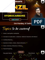 Hydrocarbons - Class Notes (One Shot) - Manzil JEE 202412345