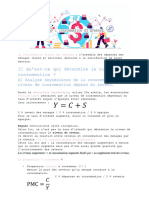 Chap 1 Consommation Et Épargne