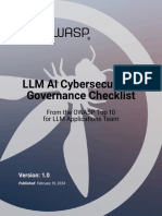 LLM AI Security and Governance Checklist-V1