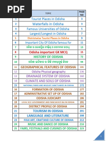 ODISHA GK Ebook