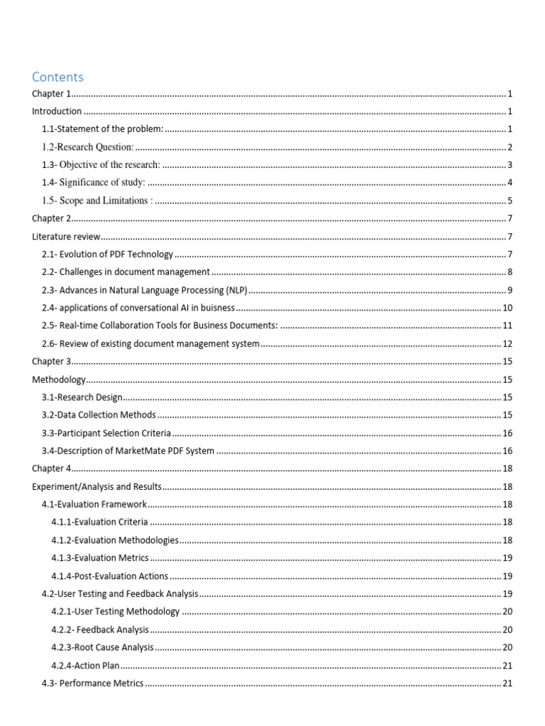 PDF Technology and Document Management Analysis | PDF | Artificial ...