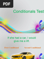 conditionals