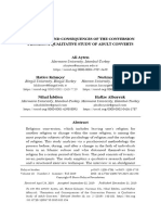 Formation and Consequences of The Conversion Process: A Qualitative Study of Adult Converts Ali Ayten