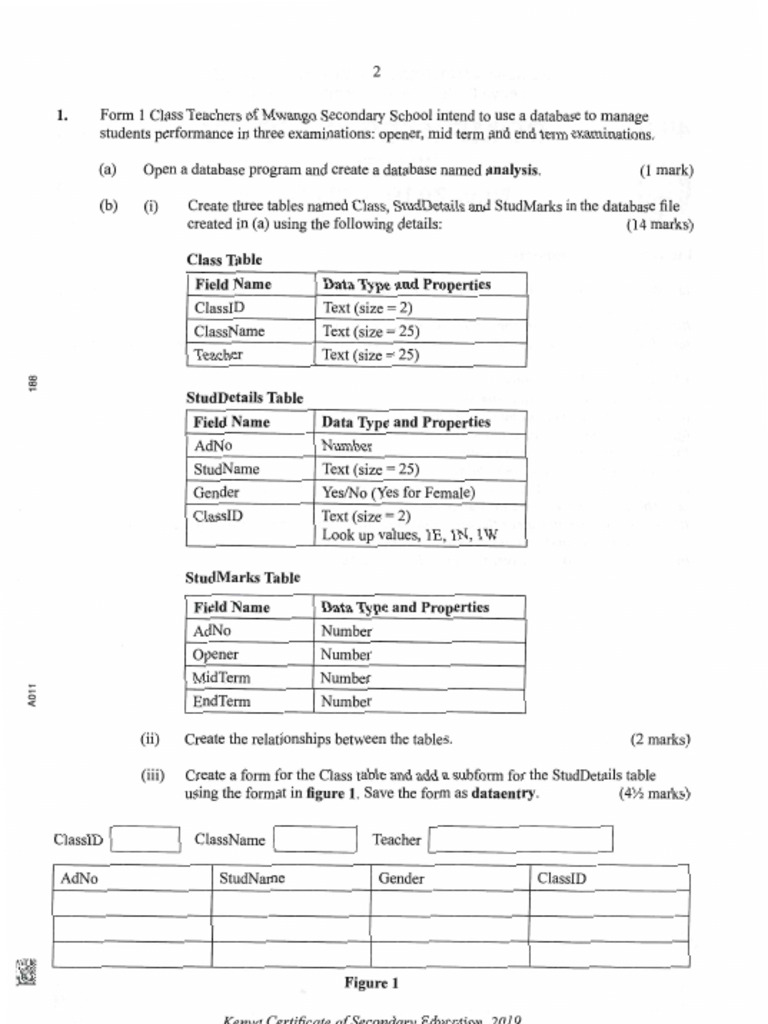 2019 kcse computer studies paper 2 pdf
