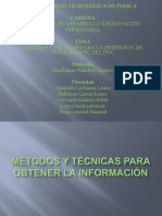 métodos y técnicas para obtener la información