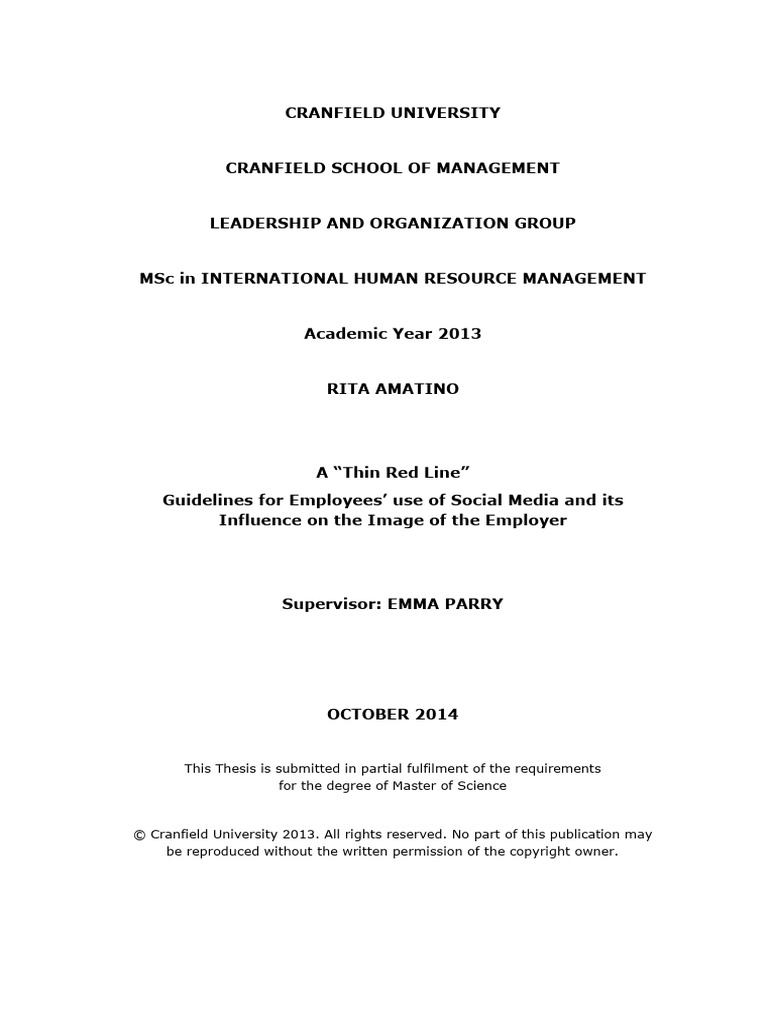 A - Thin - Red - Line - Guidelines - For - Employees | PDF | Popular ...