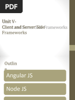 V-Client and Server Side Frameworks