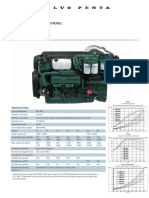 Volvo Penta Inboard Diesel: 7.7 Liter, In-Line 6 Cylinder