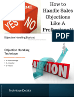 Objection Handling Booklet